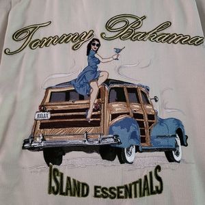 Tommy Bahama embroidered silk shirt